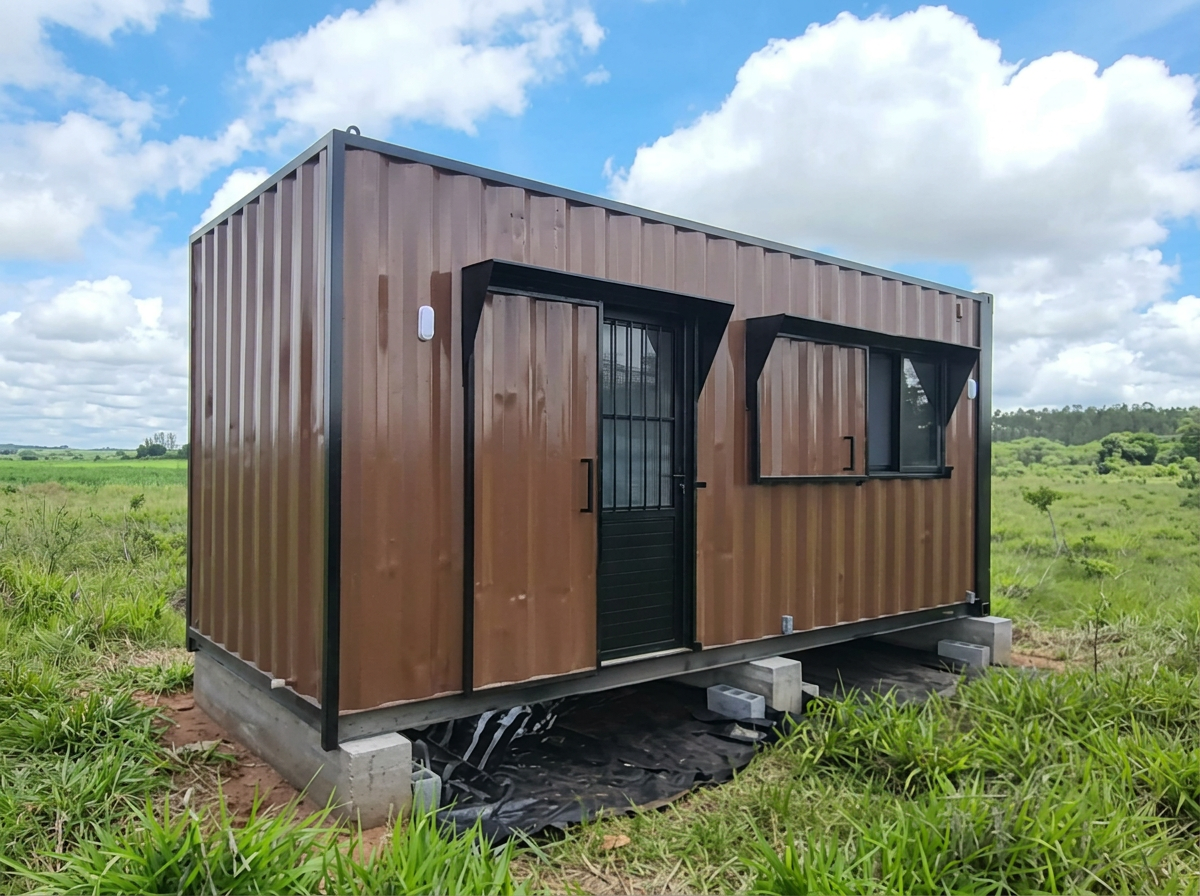 Kitnet Container 15m² Brown